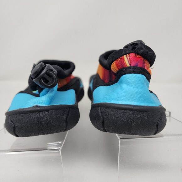 Norty Footwear Water Shoes Mens 6 Turquoise Breathable Mesh Logo Pool Beach - Picture 6 of 8